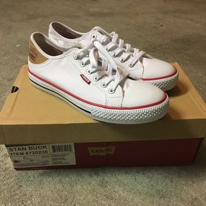 Levi’s white shoes